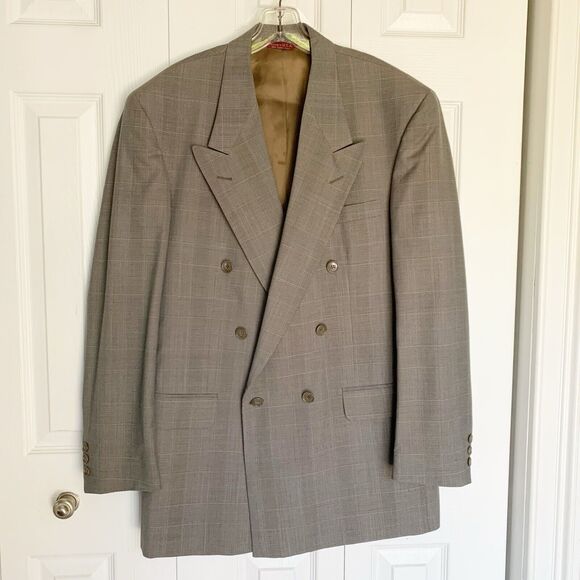 RARE VTG Mod 1967-1970 Double Breasted Suit Men’s 42R Botany - Picture 1 of 16